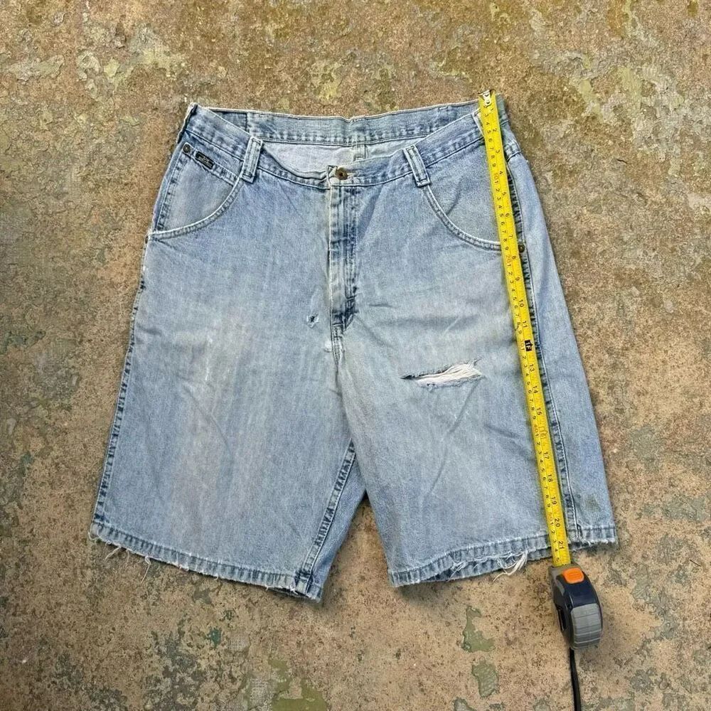 Lee Dungarees Carpenter Utility Distressed Vintage Jean Shorts